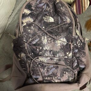 The North Face Jester Backpack - Purple and Cream Floral